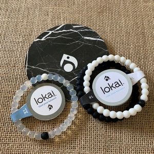 Lokai Bracelet Set - One Single & One Double